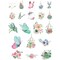 Wrapables Decorative Scrapbooking Washi Stickers, DIY Crafts for Stationery, Diary, Card Making (60 pcs)